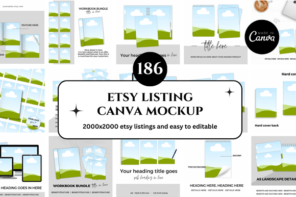 186 Etsy Canva Mockup: A Practical Tool for Sellers Who Need Consistent Product Presentations
