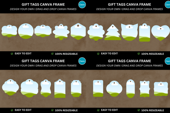 25 Gift Tag Frame Mockup Canva Bundle: A Practical Guide for Designers and Small Business Owners
