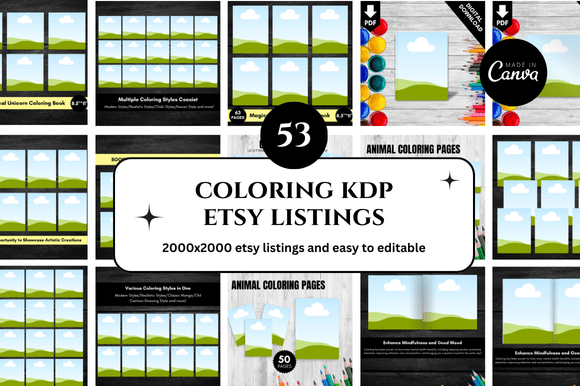 53 Etsy Coloring Listings Mockup: What It Is, How It Helps, and Who Needs It