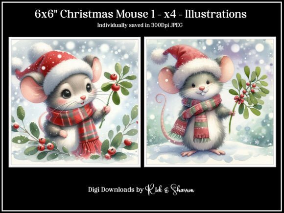 6x6 Christmas Mouse 1- X4 Illustration: A Creative and Practical Guide