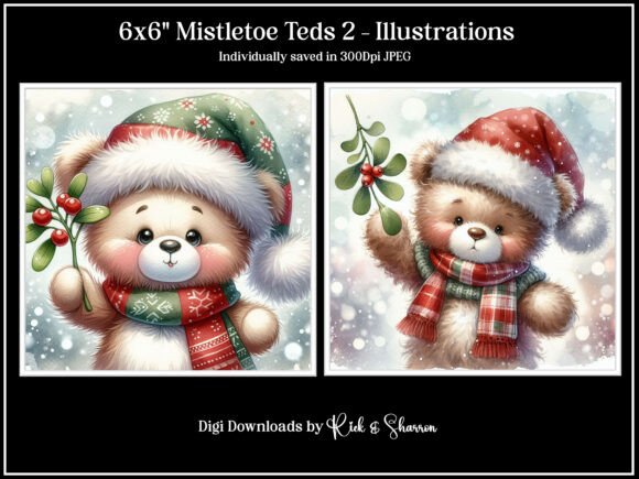 6x6 Mistletoe Teds 2 - 5-8 JPEG