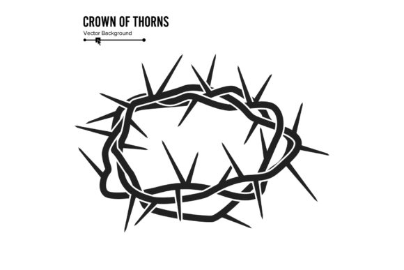Crown of Thorns Silhouette
