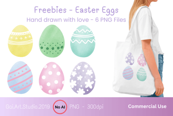 Discover the Charm of Freebies Easter Eggs – Hand Drawn Designs for Creative Celebrations