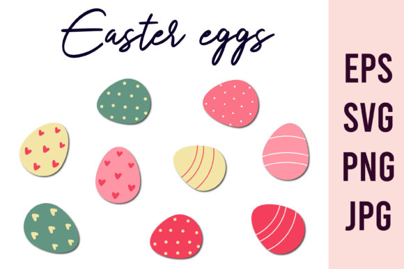 Easter Eggs Eggs SVG Sublimation for Creative Design Projects