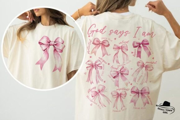 God Says I Am Valentine Coquette Bow Png: A Unique Expression of Identity and Style