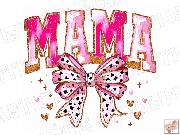 How Coquette Glitter Brushstroke Mama Png Elevates Your Creative Projects