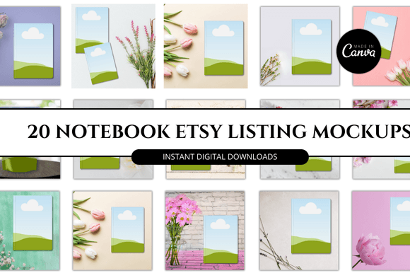 Notebook Etsy Canva Mockup: A Creative Essential