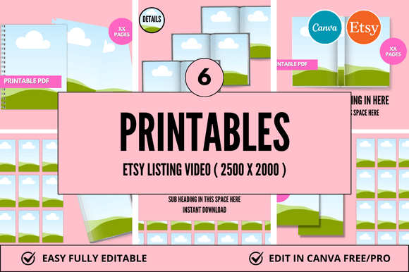 Printables Etsy Video Canva Mockup: A Practical Tool for Digital Creators