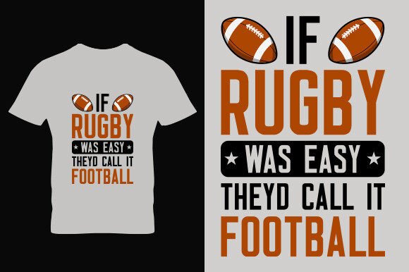 Rugby T-shirt Vector Graphics for Creators