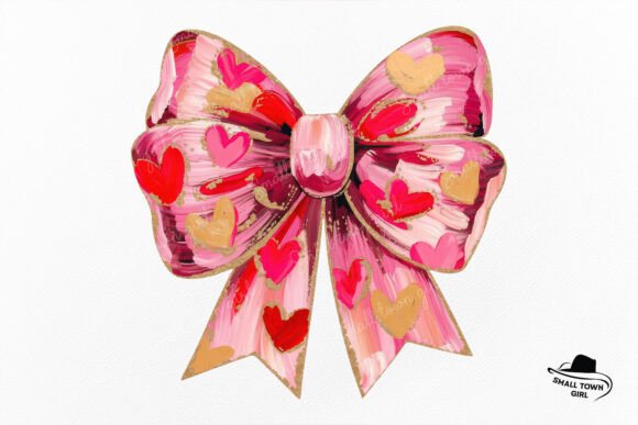 The Allure of the Valentines Day Coquette Bow Heart PNG in Modern Design