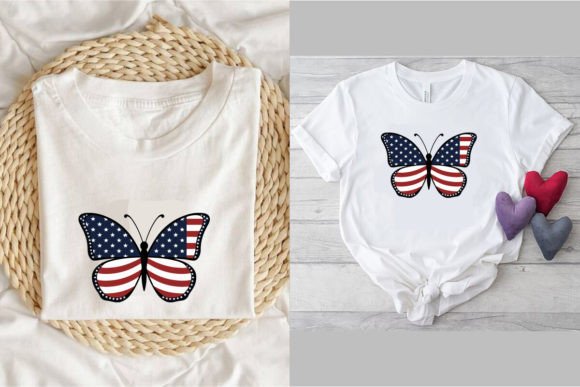 The Butterfly USA Flag T-Shirt Design: A Symbol of Freedom, Transformation, and Patriotic Style