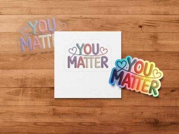 You Matter Crochet Design PNG: A Versatile Digital Asset for Modern Creators